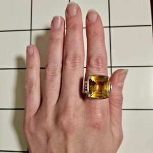 Caviar Lagos 18K Citrine Statement Ring
